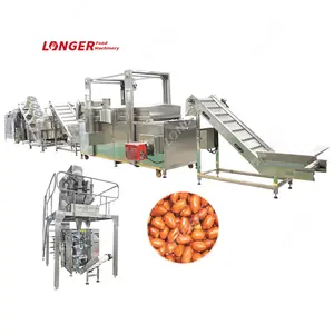 Gelgoog Industrial Automatic Nut Fryer Production Line Peanut Frying Machine