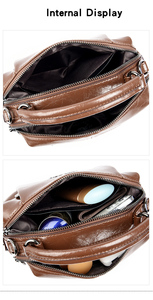 New Fashion Crossbody Bag Large Capacity Shoulder Bag Soft PU Leather Women's Handbag Designer Senior Luxury Crossbody Bag - Product Image 6