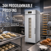 Étuve de Fermentation Réfrigérée Commerciale Électrique 18/36 Plateaux avec Contrôle Intelligent pour Boulangeries, Cafés, Farine et Sucre