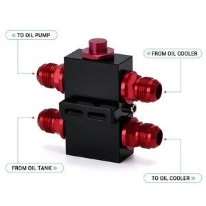 Adaptador de termostato de motor AN10, placa tipo sándwich de aleación de aluminio para actualización de modificación ECC-001 - Product Image 5