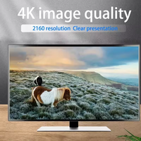 Cable HDMI 2.0 a VGA Chapado en Oro de 24K de Xput Wholesale, Cable de Audio y Video de Alta Velocidad 4K60Hz 3D HD para Pantalla de Proyección HDTV