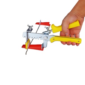 Tegel Nivellering Systeem Spacer Top Verkoop FG-2 Tegel Nivelleringssysteem 500 Stuks 1.0Mm Clips En 100 Stuks Rode Wiggen En 1 Stuks Tang - Product Image 1