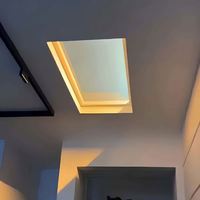Fenêtre artificielle d'intérieur avec lumière LED, lumière du jour simulée, pour bureau, hôpital, hôtel, éclairage intérieur