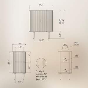 Combohome Armoire de <span class=keywords><strong>bar</strong></span> 28 ''avec rangement et étagères-Armoire de buffet <span class=keywords><strong>bar</strong></span> à café et à vin avec rangement - Product Image 2