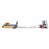 Granulateur de plastique mini haute efficacité pour films PP/PE/PET/PVC, granulateur de plastique monophasé avec moteur et pompe