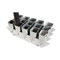 Supports de mortier à cadre en aluminium de 1.2 pouces 20 coups à un coup à angle réglable feux d'artifice coquilles pétards feux d'artifice