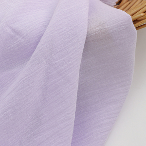 D651 100% Bông Bong Bóng Chải Kỹ Hữu Cơ Trọng Lượng Nhẹ Duy Nhất Hai Lớp <span class=keywords><strong>Crepe</strong></span> Gạc Muslin Vải Cho Áo Sơ Mi Ăn Mặc Cô Gái Và Chàng Trai - Product Image 2