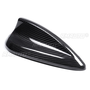 Cubierta Decorativa de Antena de Techo de Coche con Diseño de Aleta de Tiburón en Fibra de Carbono Real para BMW F20 F22 F23 F30 F31 F32 F34 F35 F80 11-16 - Product Image 3
