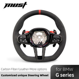 बीएमडब्ल्यू स्टीयरिंग व्हील के लिए एलसीस्टाइल फिट G05 g20 g2x g3x g3x g8x f9x 2018-2024 अनुकूलित कार्बन कार इंटीरियर एक्सेसरीज़ - Product Image 2