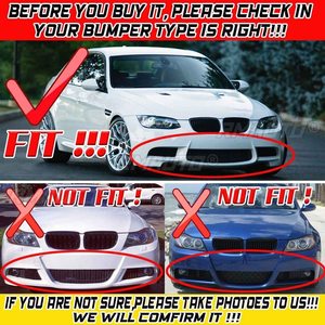 4ชิ้นตัวแยกกันชนหน้าสำหรับรถยนต์ E90ตัวป้องกันริมฝีปากสปอยเลอร์แผ่นเบี่ยงริมฝีปากสำหรับ BMW E90 E91 E93 M3 2007-2013 - Product Image 2