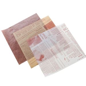 Food Grade Deli Sandwich Burger Fried Chicken <b>Wrapping</b> <b>Paper</b> Custom Printed Greaseproof <b>Paper</b> - Product Image 1