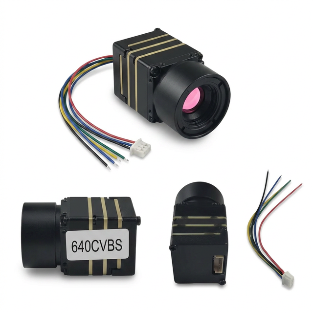 Thermal Camera Fpv 256/384/640 9MM Thermal Imaging Camera for FPV Drones with CVBS Interface Micro Thermal Imager Camera Module