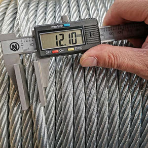 Прямые поставки с завода: Высокопрочный, высококачественный оцинкованный стальной трос 7x19, 6x19+<span class=keywords><strong>IWRC</strong></span>, 6мм, 8мм, 10мм, 12мм - Product Image 6