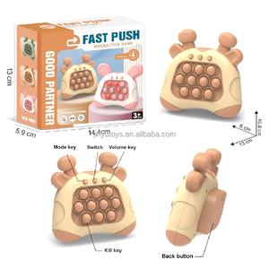 Giocattoli da gioco a bolle a spinta rapida per bambini gioco a mano Whack-a-mole giocattoli antistress gioco di decompressione per adulti - Product Image 6