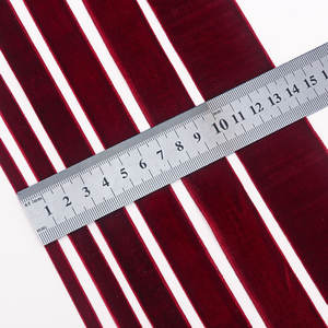 Cinta de Terciopelo de Doble Cara de Alta Calidad, 1 Pulgada x 50 Yardas, Color Claret, Impresión Digital Personalizada, Ecológica, para Regalo - Product Image 5