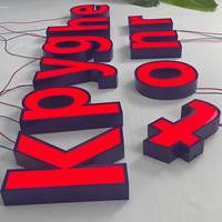 Enseigne LED 3D Frontlit en Gros, Lettres Lumineuses Personnalisées, Logo Commercial Illuminé, Signalétique Intérieure/Extérieure, Publicité LED Étanche