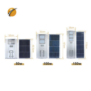 120ワット統合オールインワンモーションセンサーデザインIP65ソーラー街路壁ライトLED光源 - Product Image 3