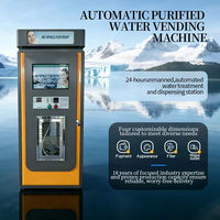 Nouvelle machine distributrice d'eau automatique à osmose inverse, 800 gallons, à débit élevé, avec un seul distributeur pour la communauté