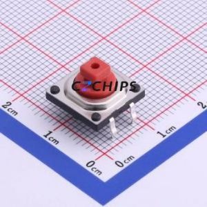 K2-1850DT-A4SW-04 Tactile Switch Through hole Component (THT)-4P,12x12mm Switch 2.5N Through Hole 12mm 12mm - Product Image 1
