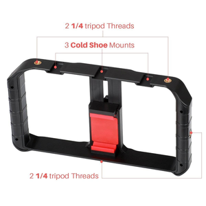 ชุดอุปกรณ์ถ่ายวิดีโอสำหรับสมาร์ทโฟน <span class=keywords><strong>ULANZI</strong></span> <span class=keywords><strong>U</strong></span> <span class=keywords><strong>Rig</strong></span> <span class=keywords><strong>Pro</strong></span> พร้อมตัวกันสั่นและขาตั้งกล้องแบบ Grip Tripod สำหรับโทรศัพท์มือถือ - Product Image 4