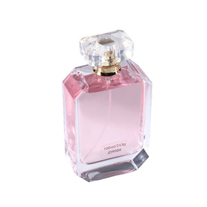 Atomizador Presurizado <span class=keywords><strong>de</strong></span> 50 ml, Recargable, con <span class=keywords><strong>Tapa</strong></span> a Presión, Envase <span class=keywords><strong>de</strong></span> Vidrio Cuadrado Plano Biselado <span class=keywords><strong>de</strong></span> 100 ml para Perfume - Product Image 4