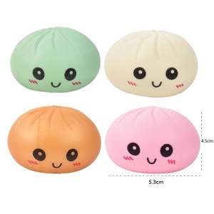 Solid Color Squeeze Dumplings TPR <b>Squishy</b> Fidget Toys with Fragrance Squeeze Toy for Stress Relief - Product Image 3