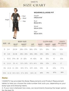 <span class=keywords><strong>Robe</strong></span> Flapper Col Rond Style Great Gatsby - <span class=keywords><strong>Robe</strong></span> Longueur Thé Années <span class=keywords><strong>20</strong></span> pour Femme <span class=keywords><strong>Manches</strong></span> Longues - Costume Diamant Années <span class=keywords><strong>20</strong></span> - Product Image 4