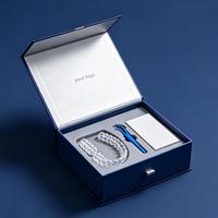 Boîte cadeau de haute qualité pour appareil dentaire, emballage en papier pliable avec fermeture magnétique pour gouttières transparentes et appareils invisibles