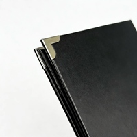 Kertas Premium Kulit PU Ukuran A4 Kustom untuk Hotel, Restoran, dan Rumah, Grosir 8.5*11, Pelindung Logo Kustom