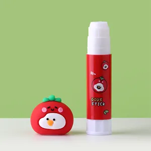 KUKI produttore marca 7786 colla adesiva forte di alta qualità colla carina Stick Tube bastoncini da scuola rosa per bambini