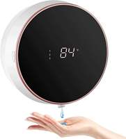Distributeur automatique de savon liquide moussant mural sans contact intelligent pour cuisine et salle de bain