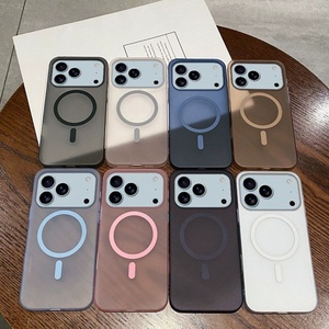 เคสโทรศัพท์แฟชั่นอะคริลิกใสสำหรับ iPhone 17 16 15 14 13 12 11 Pro Max PLUS เคสแม่เหล็กใส - Product Image 1