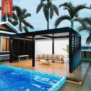Pergola motorisée en aluminium étanche la plus vendue 3x3m 3x4m 4x4m 6x4m <span class=keywords><strong>pour</strong></span> balcon et terrasse extérieure à la Foire de Canton 134e édition - Product Image 1