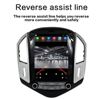Autoradio vertical Android 14 de 10,4 pouces pour Chevrolet Cruze 2012-2015 avec CarPlay sans fil, navigation GPS et lecteur vidéo