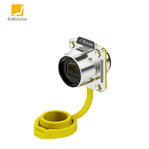 E-Weichat IP67 impermeável conector RJ45 rede Ethernet cabo Lan conector cabo RJ45 impermeável de alta durabilidade para uso ao ar livre