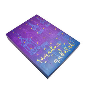 <span class=keywords><strong>Calendrier</strong></span> <span class=keywords><strong>de</strong></span> <span class=keywords><strong>l</strong></span>'<span class=keywords><strong>Avent</strong></span> Chocolat Personnalisé Ramadan, Boîte Cadeau Chocolat 30 Jours avec Plateau en Plastique - Product Image 2