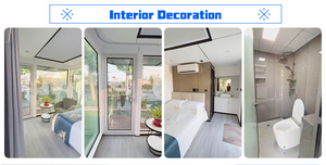 Casa Prefabricada Moderna de Lujo con Sistema Inteligente, Casas Cápsula para Acampar, Diseño Lujoso con Material de Panel Sándwich - Product Image 4