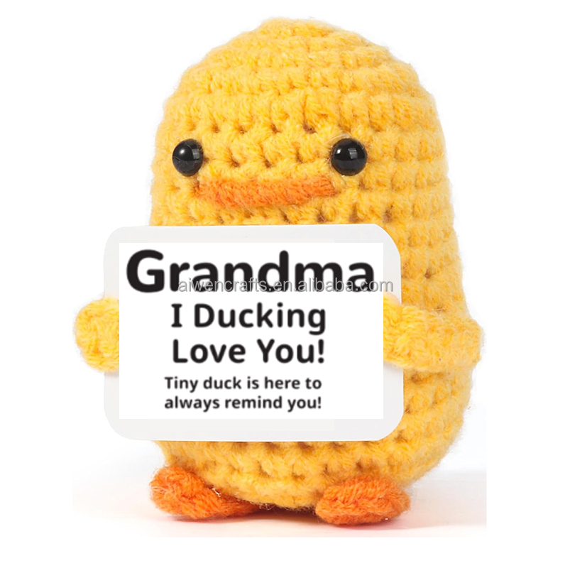 Tarjeta de abuela amarilla