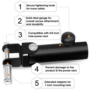 T thanh hàng bom mìn cơ sở Giá gắn bom mìn tập tin đính kèm cho 2 inch Barbell <span class=keywords><strong>2x2</strong></span> 3x3 3x2 inch điện giá lồng - Product Image 6