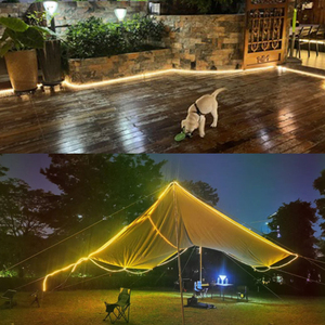 Tira de luz Solar de neón para exteriores, 60Led/m de alta calidad, decorativa para Parque de vacaciones, IP67, resistente al agua - Product Image 4