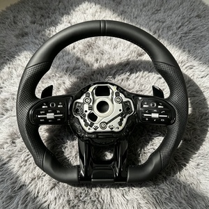 Volante de Cuero en Oferta para <span class=keywords><strong>Mercedes</strong></span> Benz AMG Clase C E S G W164 W166 W204 W205 W222 W253 W257 S320 S500 G500 G55 G63 - Product Image 4
