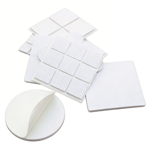 Protège-sol en acrylique blanc durable, en EVA, autocollants, sans résidu, pour pieds de bureau et bases de chaises à roulettes - Product Image 4