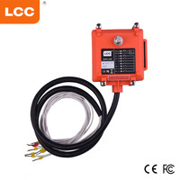 Stocké LCC Q400 Émetteur Récepteur 100m 4 Canaux Radio Grue Sans Fil Grue Télécommande pour Palan De Levage