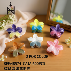Pince à cheveux frangipanier 8 cm, 2 par couleur, boîte de 600 pièces - Product Image 3