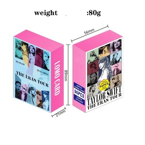 Venta al por Mayor de 96 Tarjetas Adhesivas en Caja, Regalos de Navidad, Cantante Popular Mundial, Tarjetas de Estrellas de Alta Definición, Decoración, Regalos de Tarjetas Postales - Product Image 2