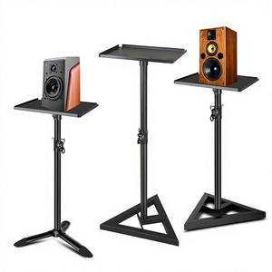 Support de haut-parleur de studio d'enregistrement LKT-650 en métal pour sol, professionnel, pour haut-parleurs de 6 et 8 pouces, support de haut-parleur de bureau, fabricant - Product Image 1