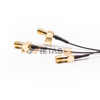 Câble coaxial RF micro miniature à faible perte 50 Ohm MHF MHF3 U.FL vers RP-SMA femelle, assemblage pigtail