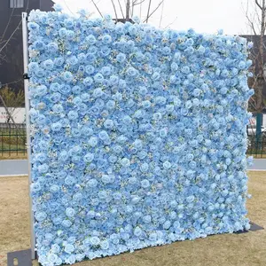 Ziweimei resup 꽃 벽 배경 꽃 벽 패널 결혼식 장식을 위한 인공