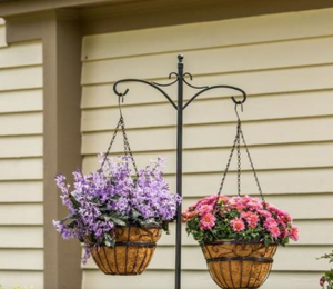Crochets de berger chinois suspendus, piquets de plantes de berger, supports de plantes de berger, produit moderne et populaire, ornements Double noir - Product Image 5