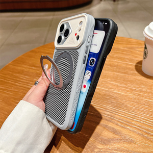 เคสโทรศัพท์มือถือแบบแม่เหล็กดั้งเดิมสำหรับ iPhone 17 16 Pro Max พร้อมขาตั้งคาร์บอนไฟเบอร์  ฝาหลังแบบปรับได้ - Product Image 6